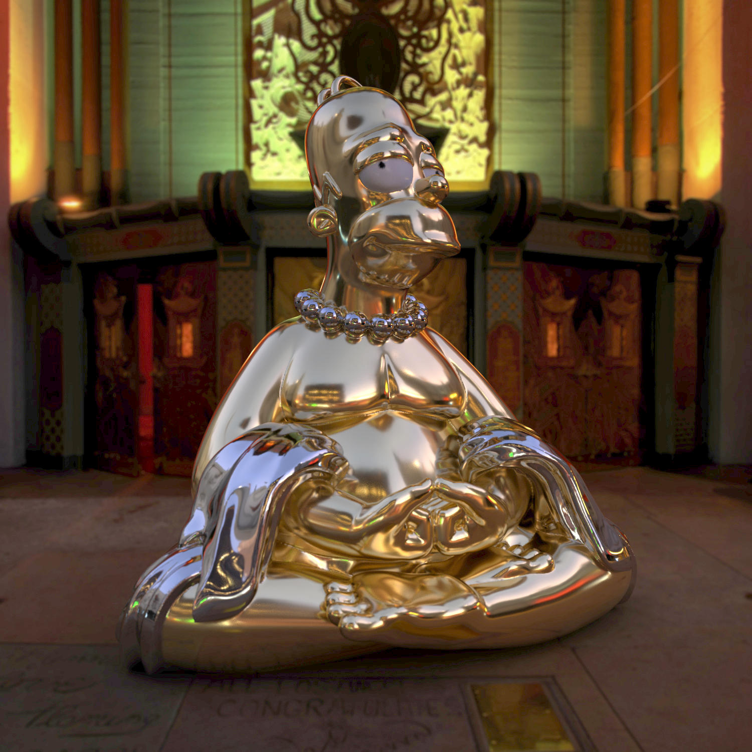 HOMER BUDDHA by NIKOMEDIA