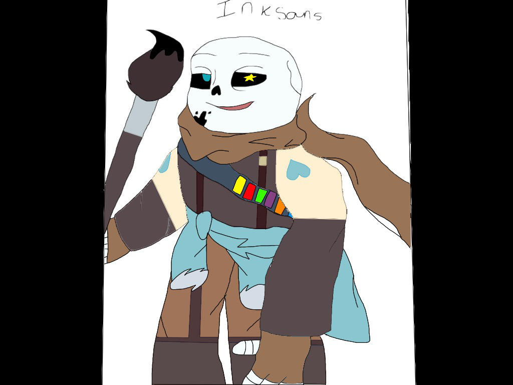 Ink Sans! (Draw by Prof.Mary and coloured by me :P by Ania-da-Peasant ...