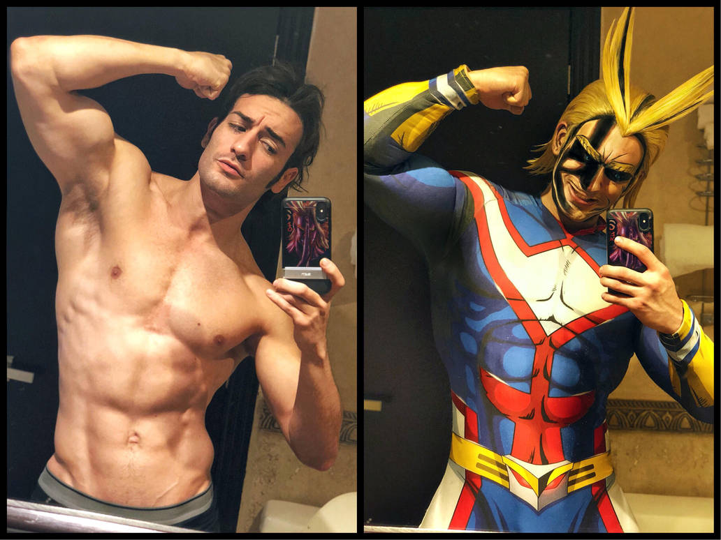 ALL MIGHT COSPLAY Transformation by Leon Chiro by LeonChiroCosplayArt