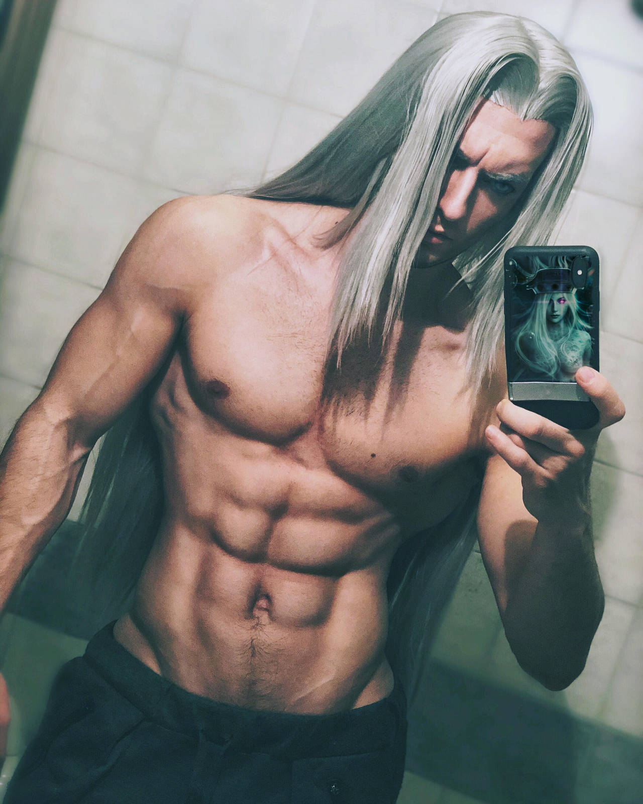Sephiroth Cosplay Preview by Leon Chiro FFVII by LeonChiroCosplayArt