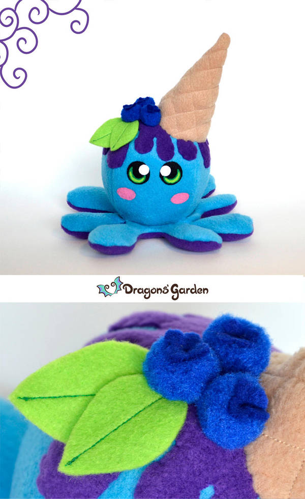 BlueBerry Plush by Dragons-Garden