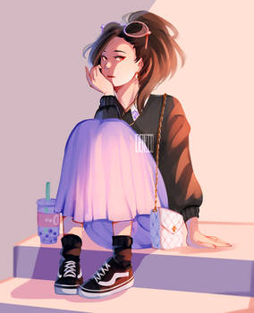 |FA| yaoyorozu by cherriielle