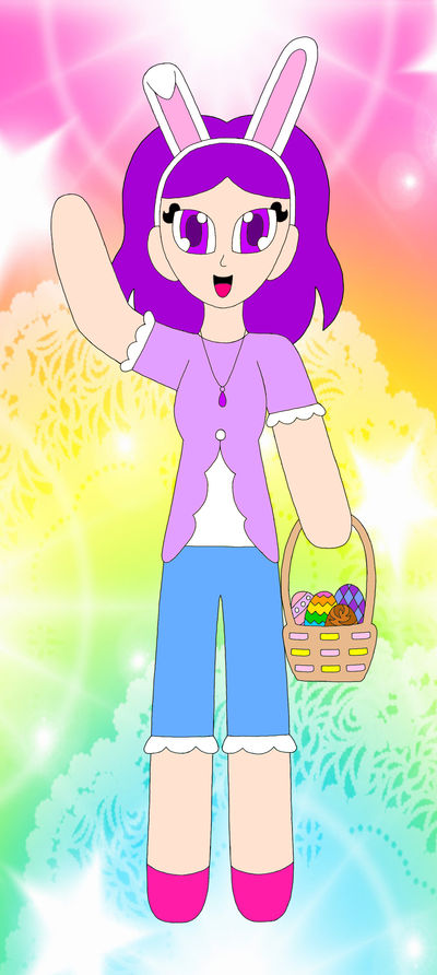 Happily Hunting For Eggs by The-Rainbow-Faerie