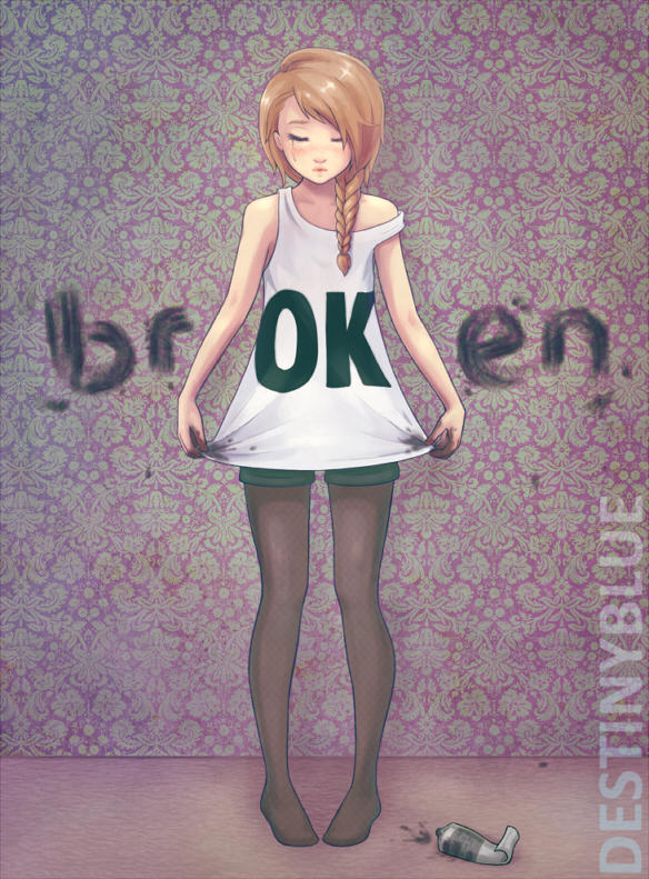 She's brOKen by DestinyBlue