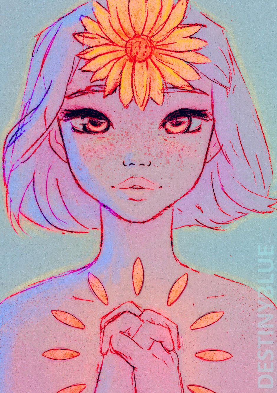 Head and Heart - Limited Print by DestinyBlue