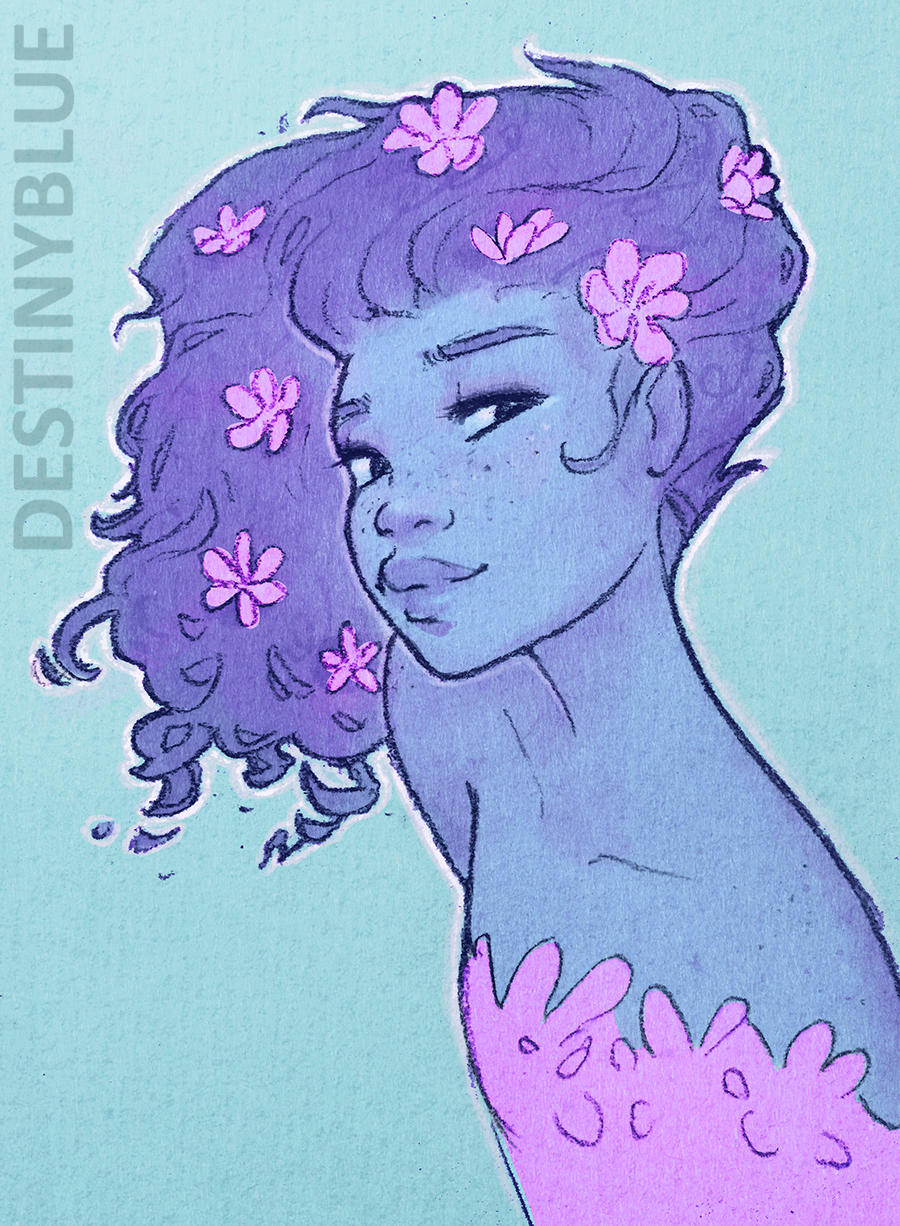 Blossoming - Limited Print by DestinyBlue