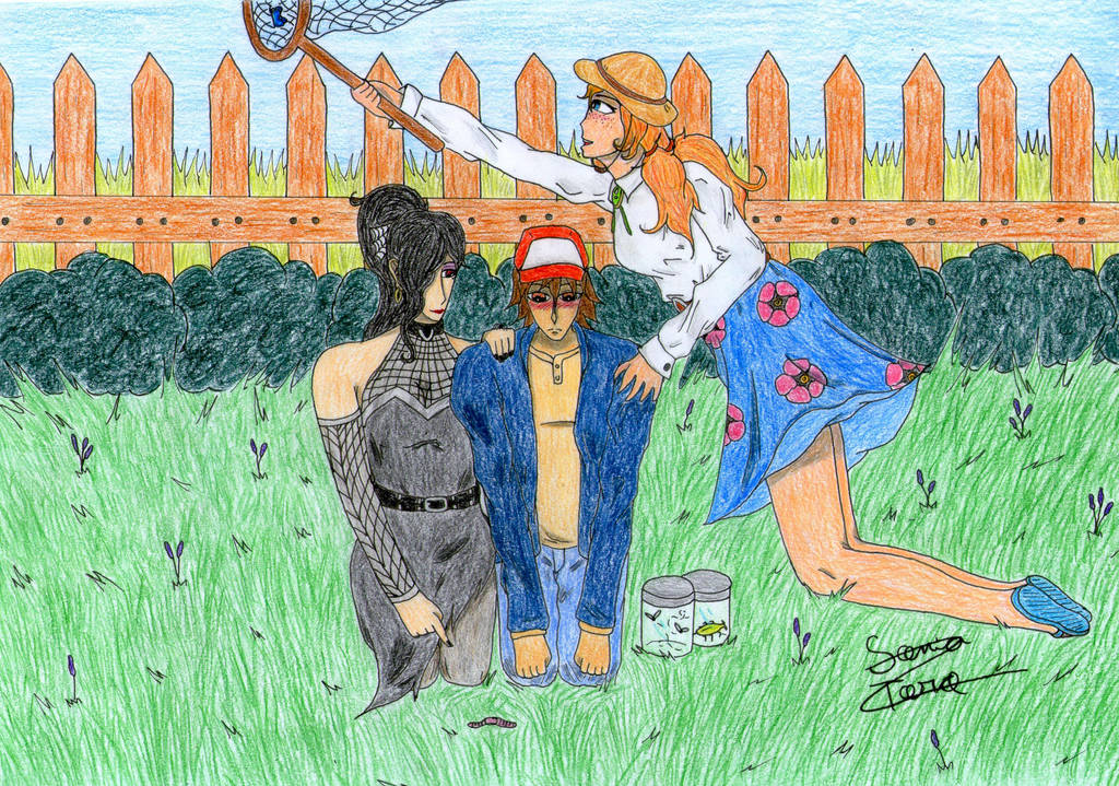 Bug-catching Day (fanart contest) by LonelyShine
