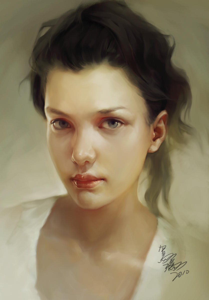 girl portrait by crow-god
