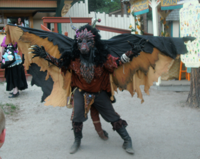Anthro Dragon Costume Wings by StraylightRevelation