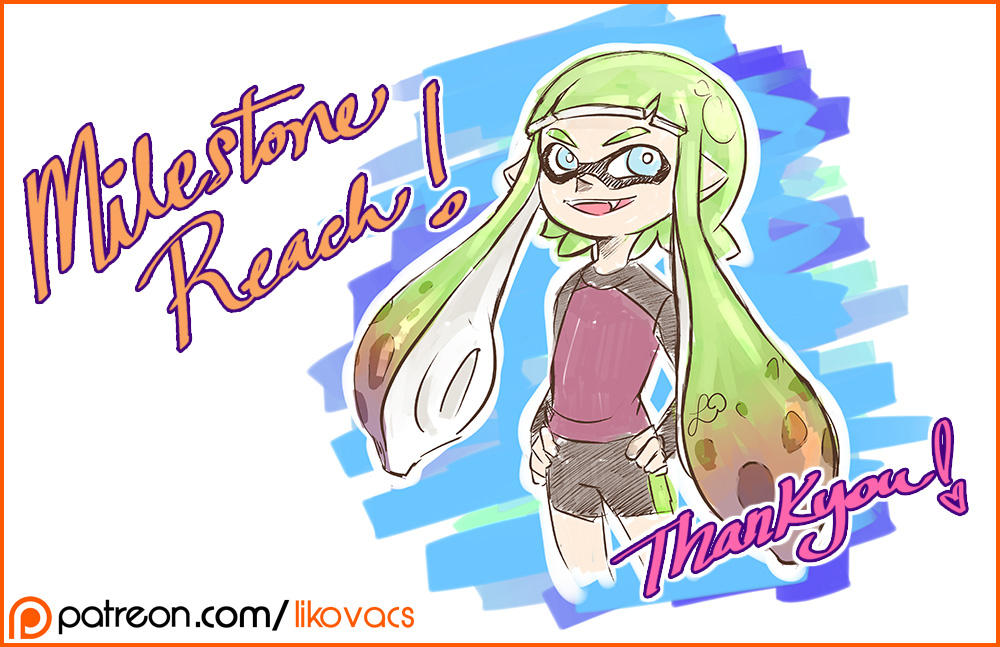 'Thank You' sketch - Patreon Milestone by LiKovacs