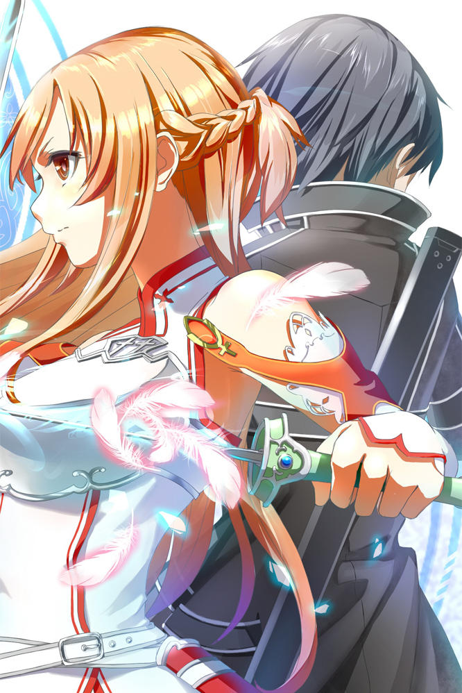 Sword Art Online Asuna Kirito Iphone Wallpaper By Streeteelf On