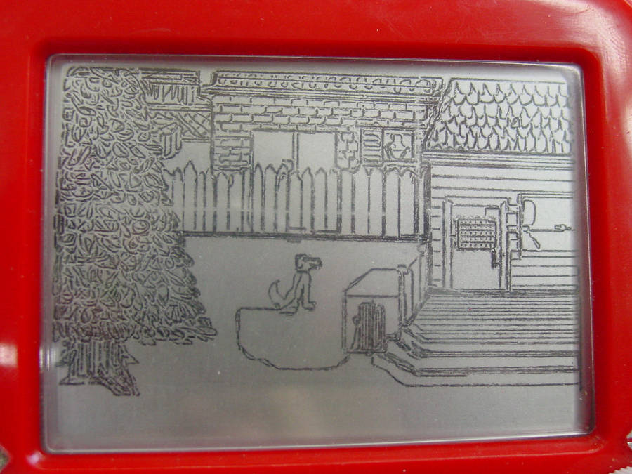 Mini Etch-a-Sketch House by Dreamscape195