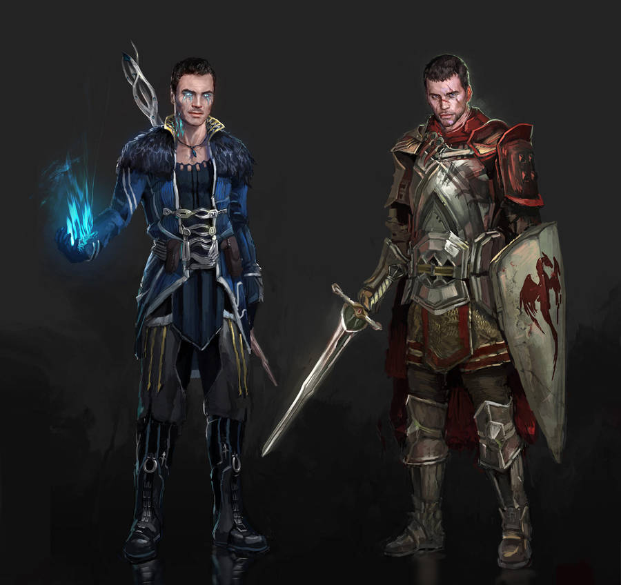 Dragon Effect Shep/Kaidan by AndrewRyanArt