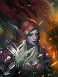 Sylvanas- Life is pain, hope fails by LorennTyr