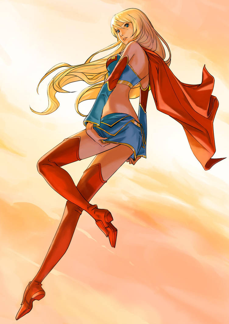 ame-comi supergirl by hendryzero