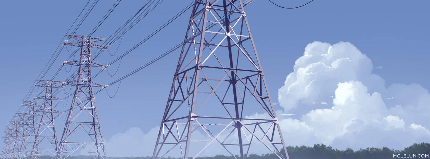 pylon and cloud