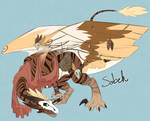 Flight Rising Commission - Ravenwind 1 by IrishWolven
