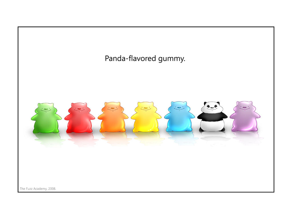 Panda-flavored Gummy by mree