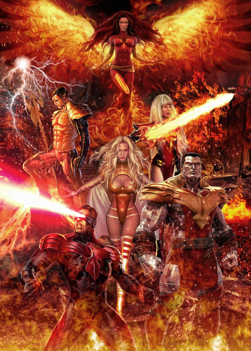 The Phoenix Five by tomzj1 on DeviantArt