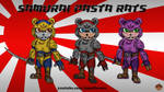 Samurai Pasta Rats by AnutDraws