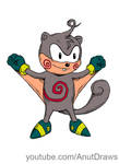Gray the Flying Swirl by AnutDraws