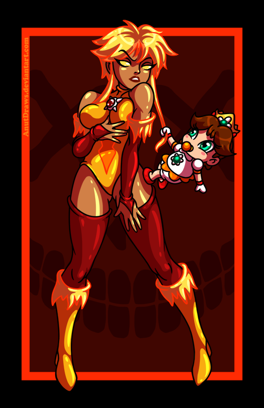Killer Frost vs. Baby Daisy VARIANT by AnutDraws