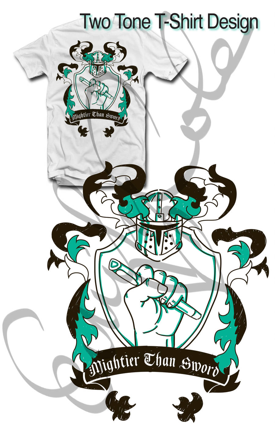 Coat of Arms Final Layout-Tshirt Design by EmersonWolfe