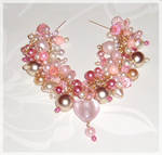 Blush Beaded charm bracelet by missdando