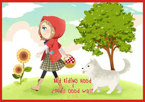 [ORIGINAL] Red Riding Hood and Small Good Wolf by kureha-alpha