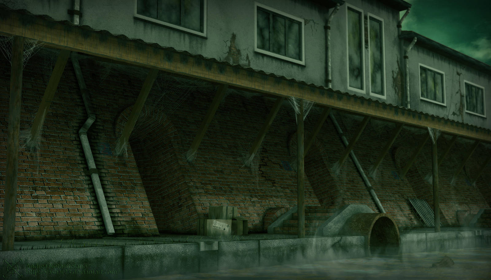 Sewer canal by Vashar23
