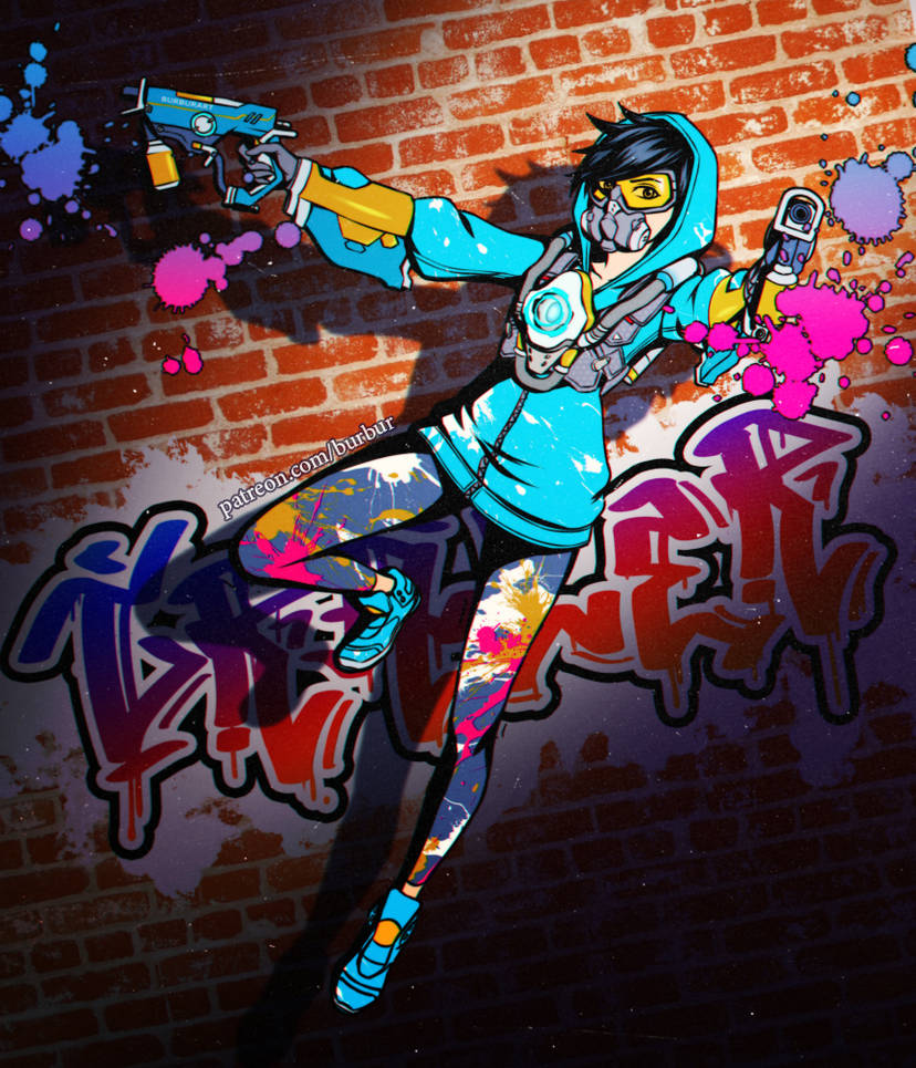 Graffiti Tracer By Burburart On DeviantArt graffiti-tracer-by-burburart-on-deviantart