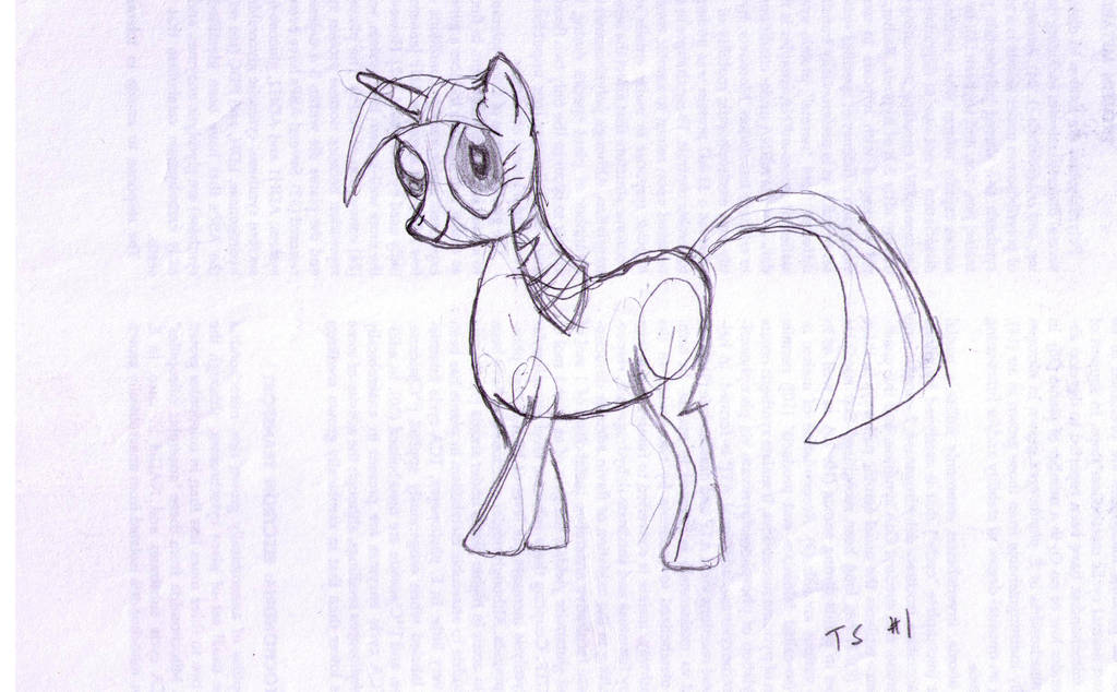 02 First Drawing of Twilight Sparkle (Cropped) (c2 by Plainoasis 02 First Drawing of Twilight Sparkle (Cropped) (c2 by Plainoasis