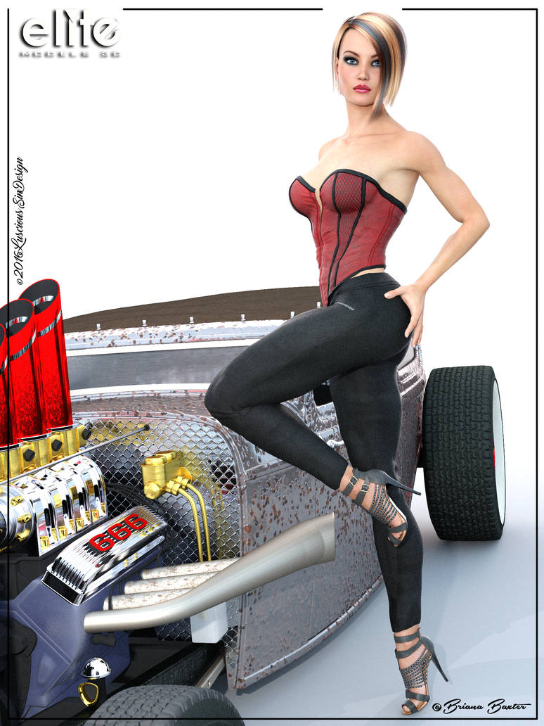 Ariana marie and dixie belle Rat rod female models