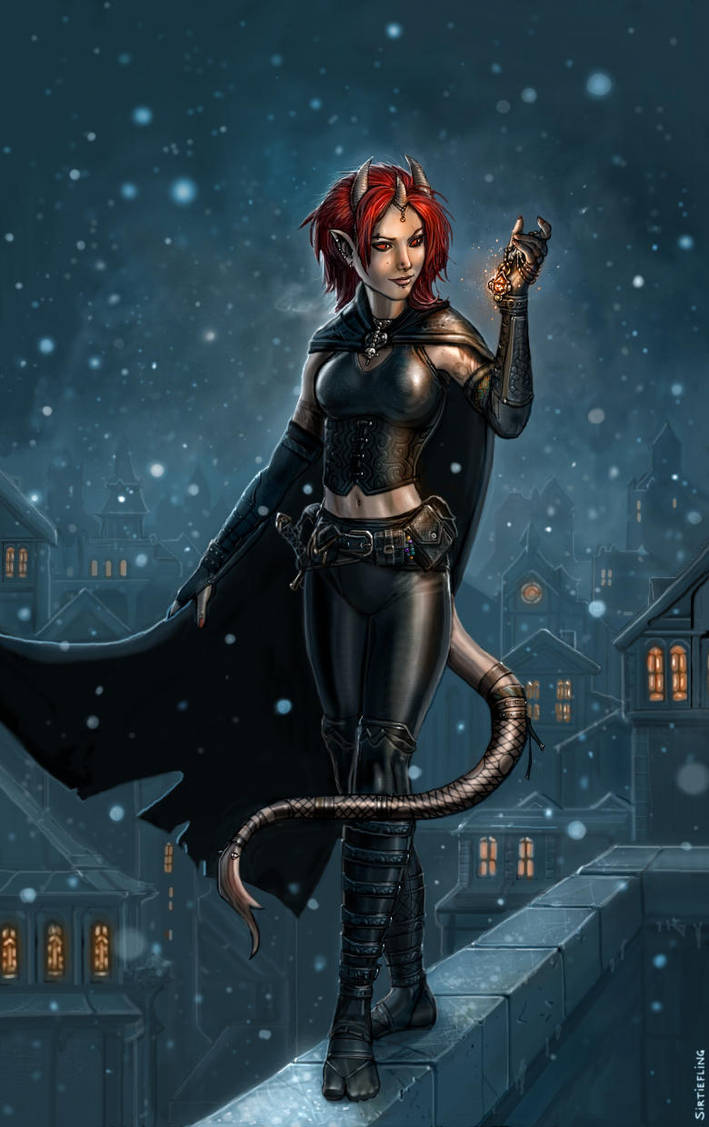 Tiefling Thief by SirTiefling on DeviantArt