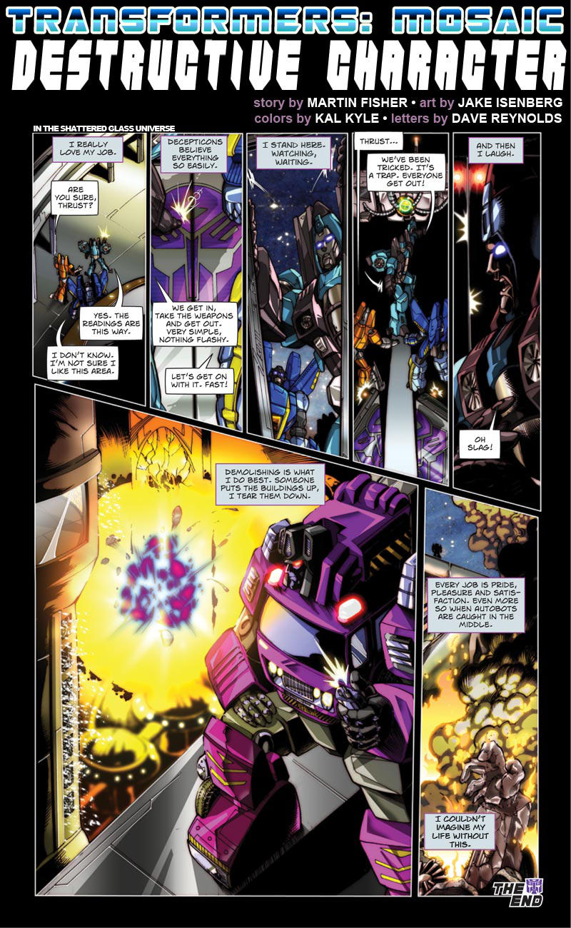 DESTRUCTIVE CHARACTER by Transformers-Mosaic
