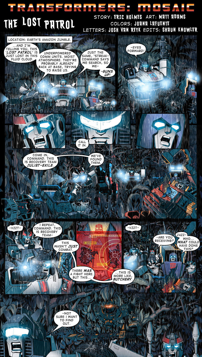 THE LOST PATROL by Transformers-Mosaic