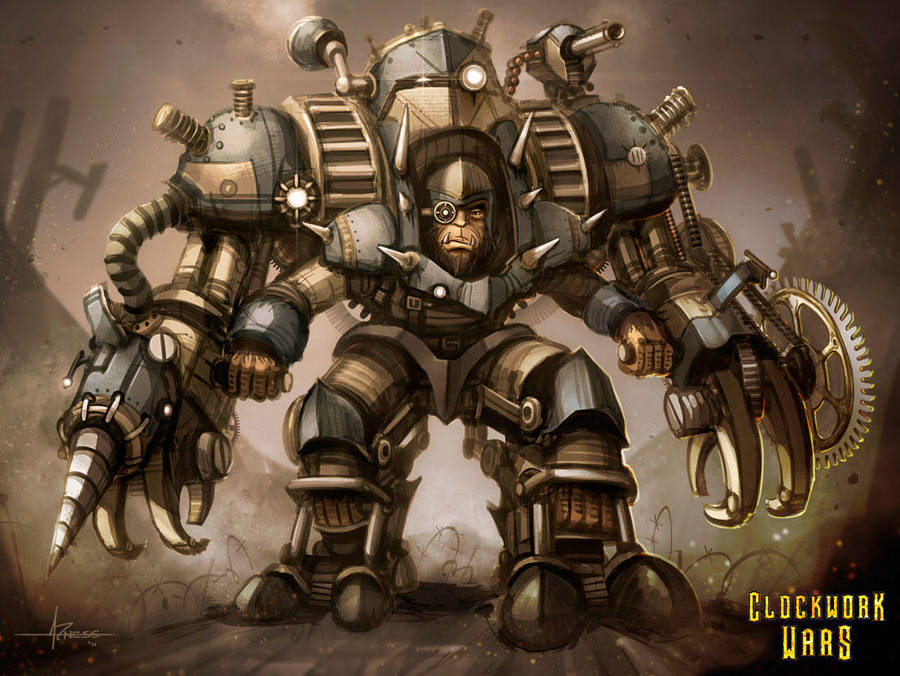 Clockwork Wars - Power Armor by 47ness