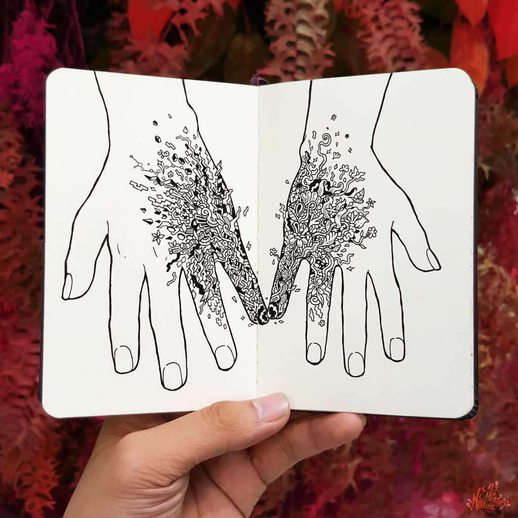 Doodle Art : Touch by LeiMelendres