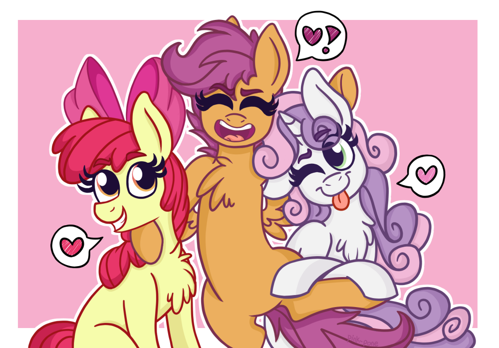Best Friends by Pink-Pone