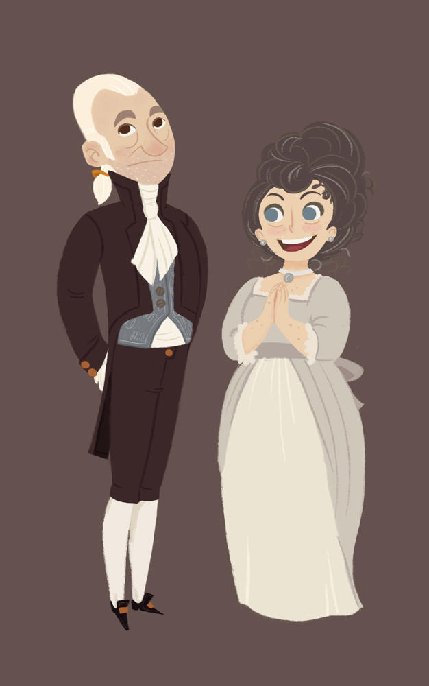 Mr. and Mrs. Bennet... in progress by Ceydran