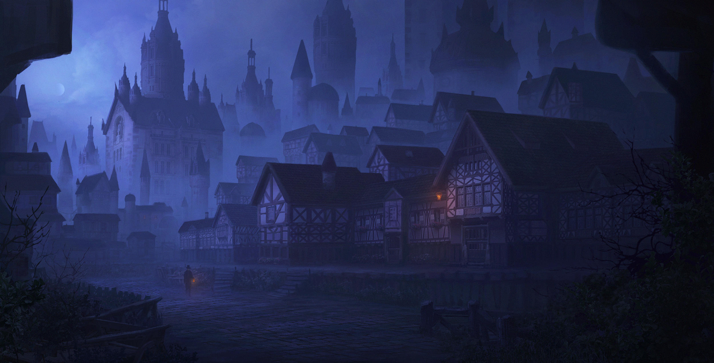 Old town 3 by WiredHuman