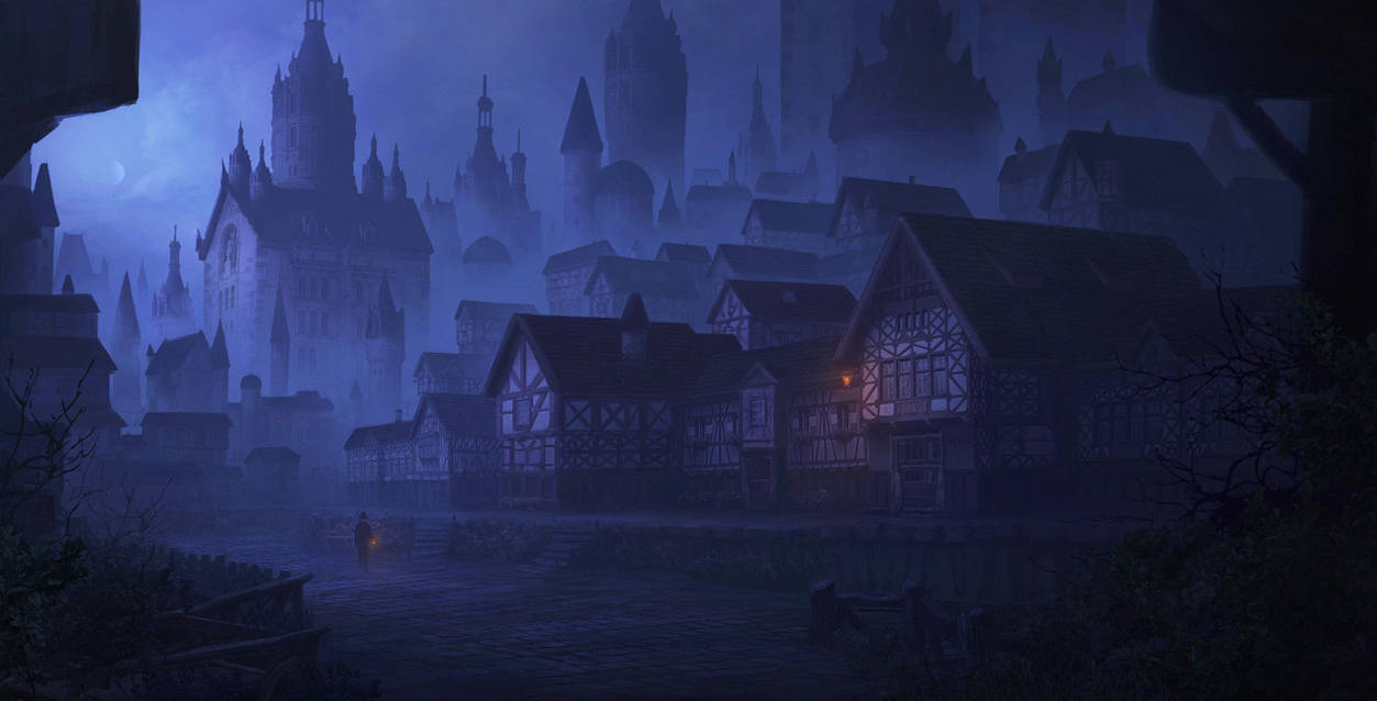 Old town 3 by WiredHuman