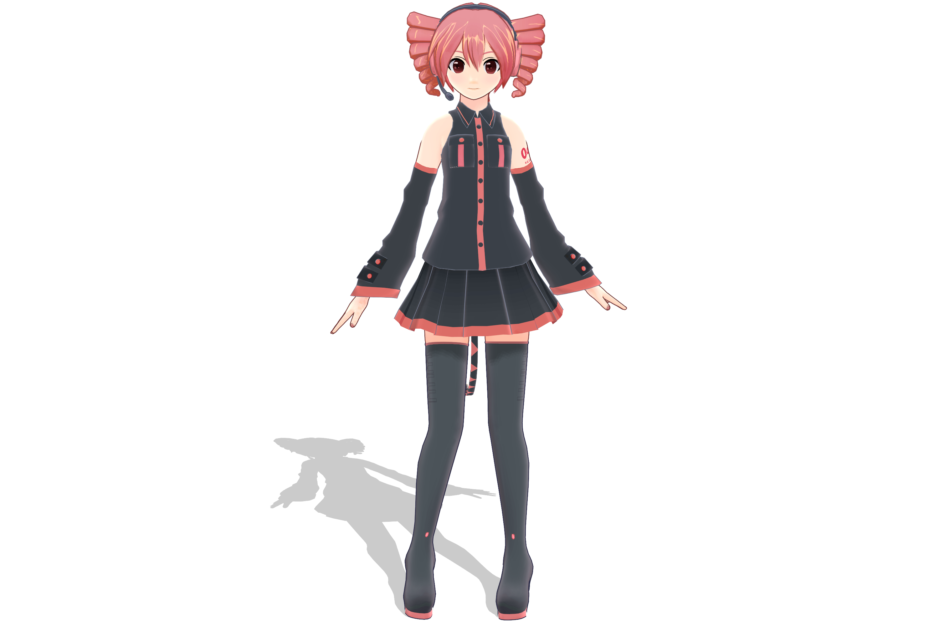 Kasane Teto dondon style ver. 1.0 by LuxSomnium