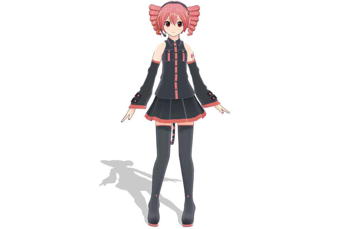 Kasane Teto dondon style ver. 1.0 by LuxSomnium