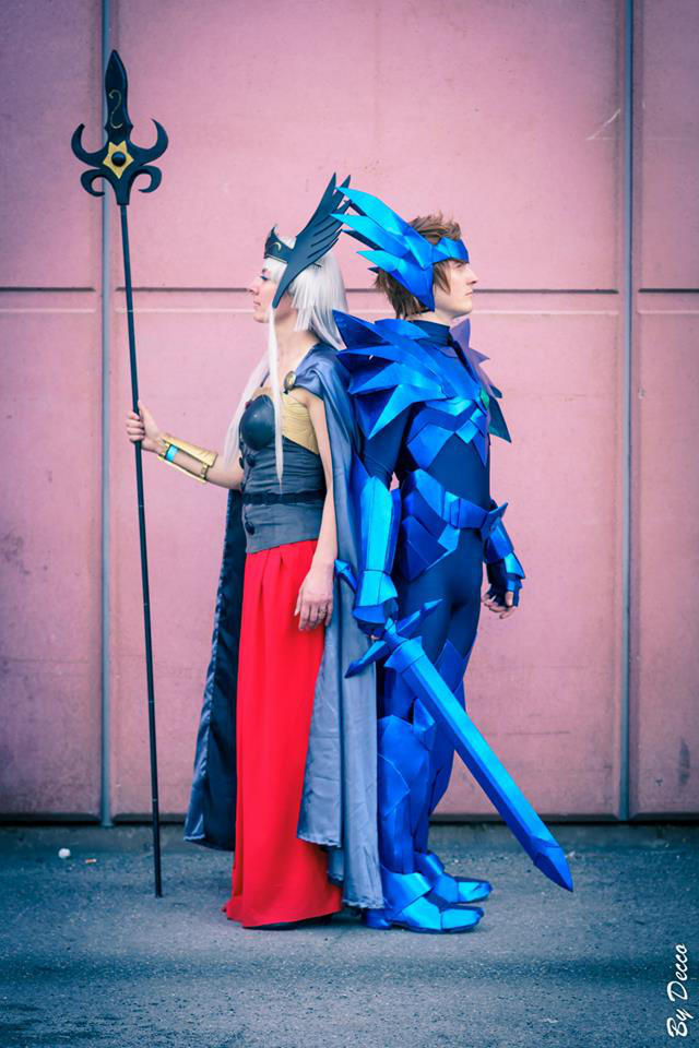Cosplay Saint Seiya Odin Cloth and Polaris Hilda by CosplayQuest