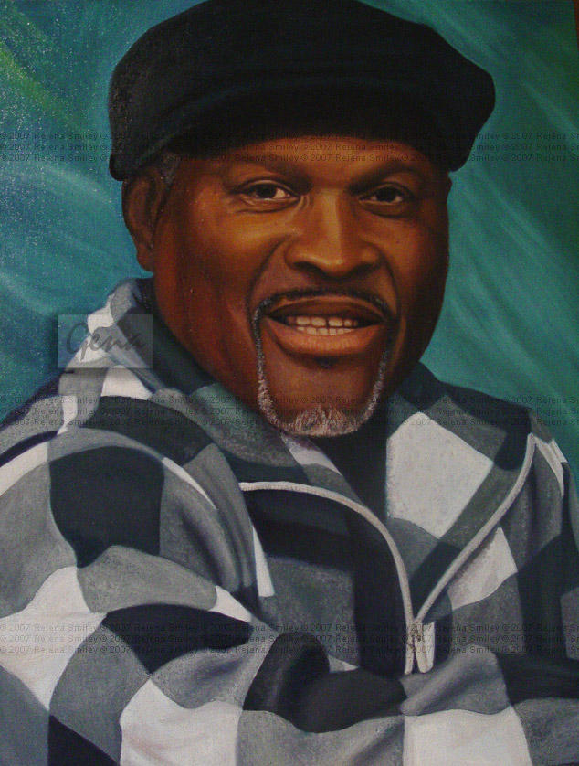 Mr. Jenkins' Dad-oil painting by genaminna
