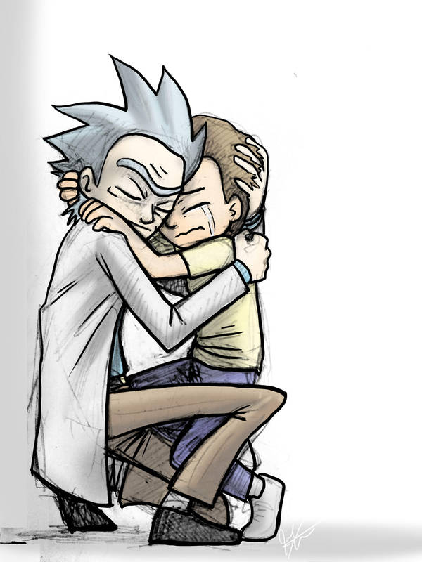 Rick and Morty Hug by jameson9101322