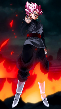 Ssr Goku Black W Fu Mobile Wallpaper 1080p By Davidmaxsteinbach On