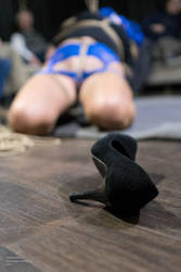 lone shoe by bondagezander