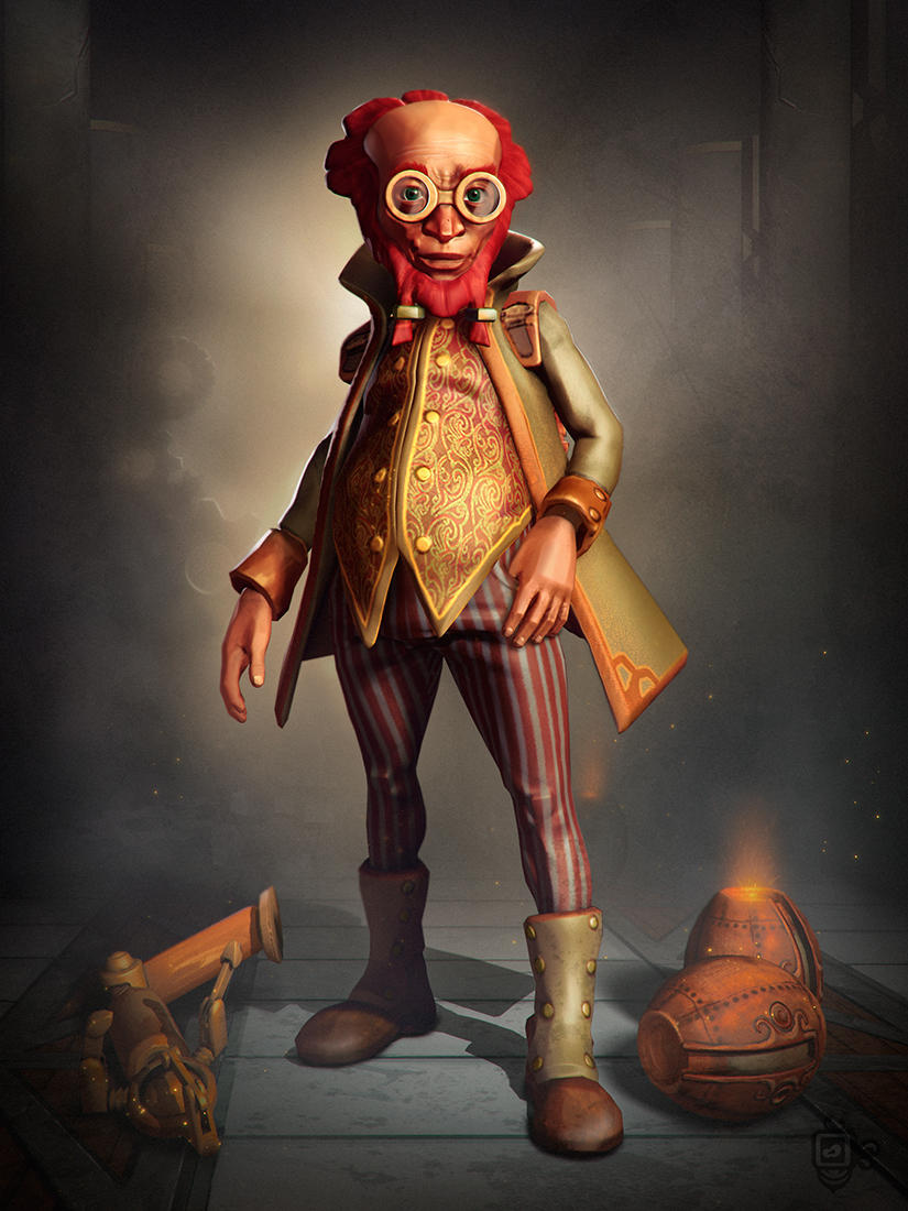 Steam Punk Scientist by VertexBee